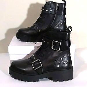Brand New UGG Zorrah Moto Boots Off Sized. READ Description